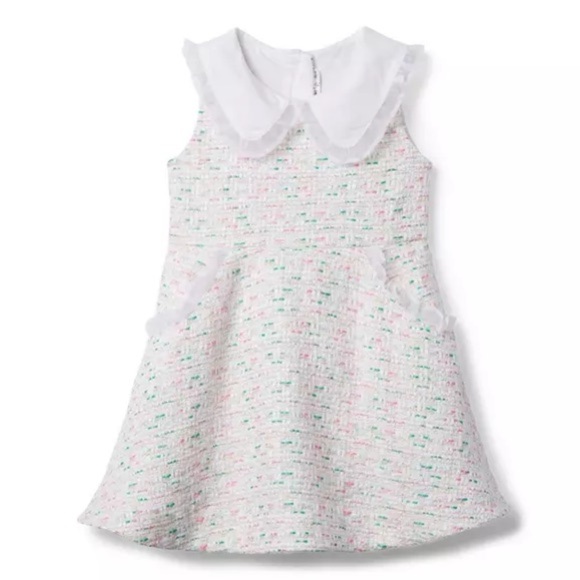 Janie and Jack Boucle Collared Dress size 3 - Picture 1 of 9